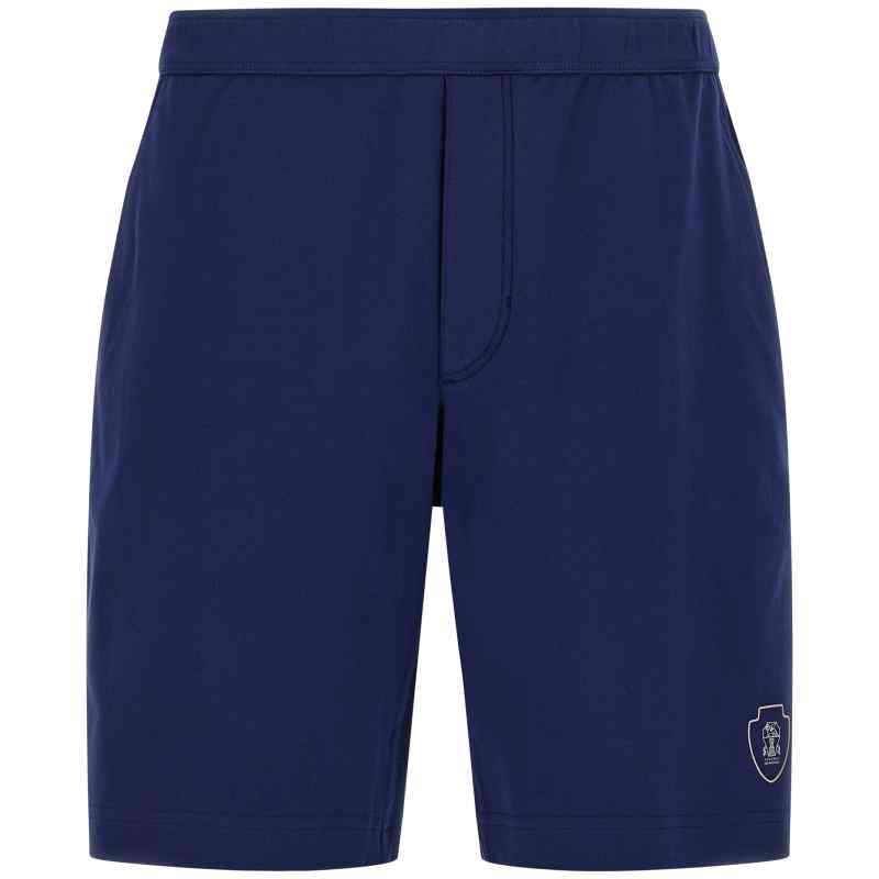 Brunello Cucinelli Interlock Cotton Bermuda Shorts