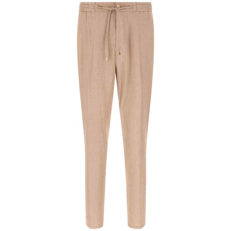 Etro Flamed Linen Joggers