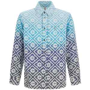 Casablanca Shacket Monogram Gradient Jacquard