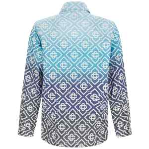 Casablanca Shacket Monogram Gradient Jacquard