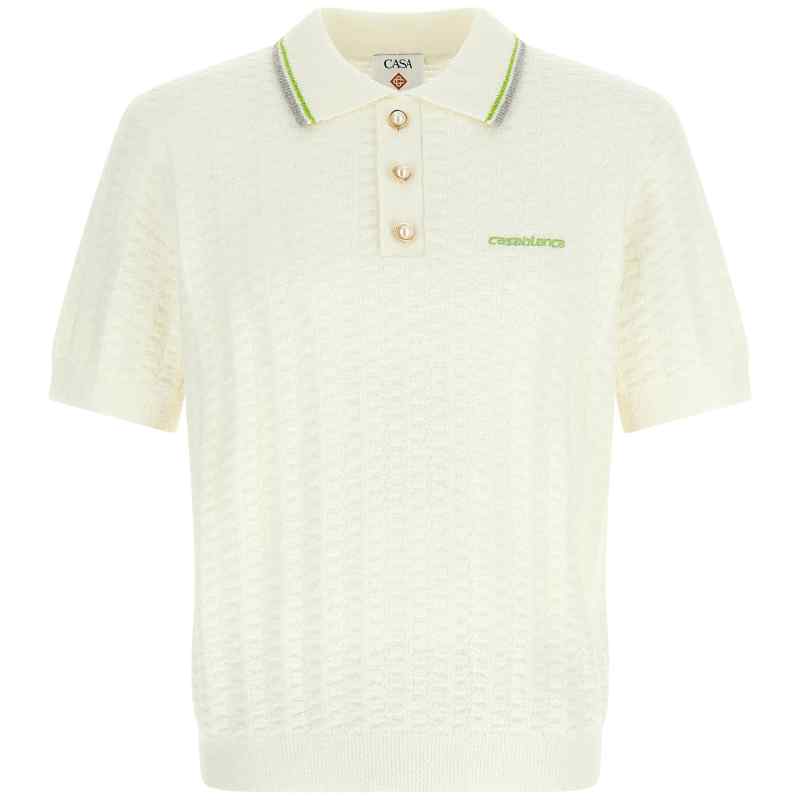 Casablanca Tennisbouclé Polo Shirt