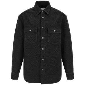 Casablanca Laser Monogram Denim Overshirt