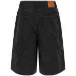 Casablanca Laser Monogram Denim Bermuda Shorts