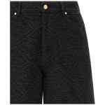 Casablanca Laser Monogram Denim Bermuda Shorts
