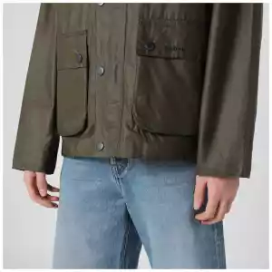 Barbour Modern Bedale olive green waxed jacket