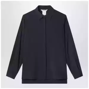 Max Mara Blue silk shirt