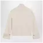 Max Mara Ivory viscose-blend zip-up sweatshirt