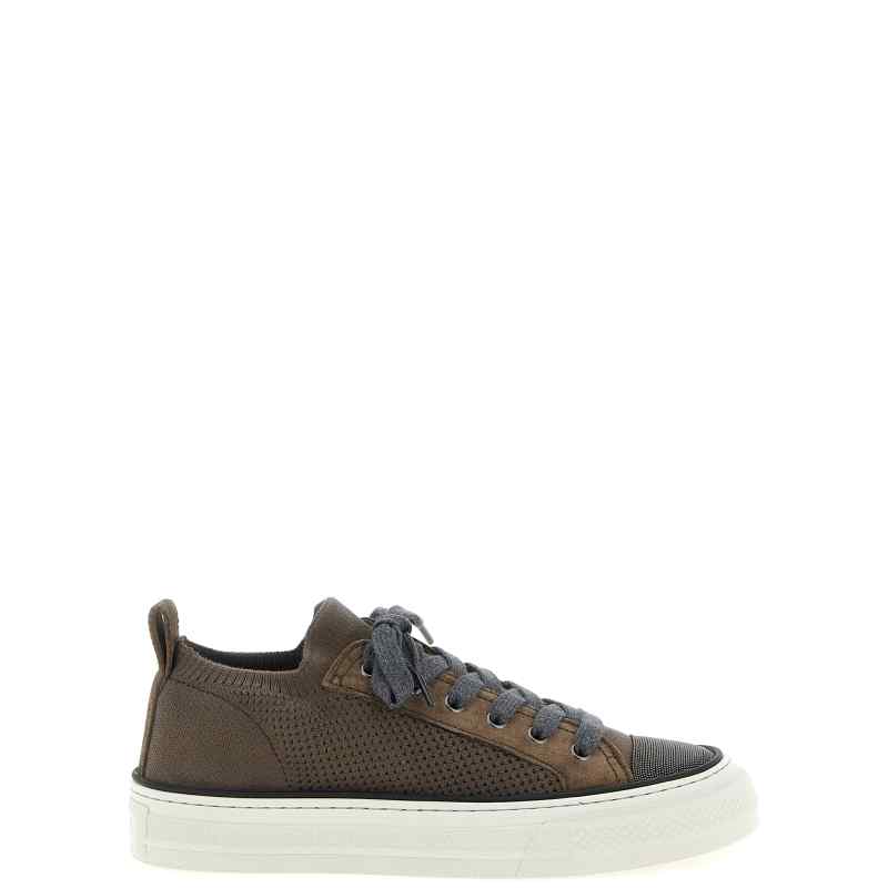 Brunello Cucinelli Monile Knit Sneakers