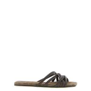 Brunello Cucinelli Leather Slides