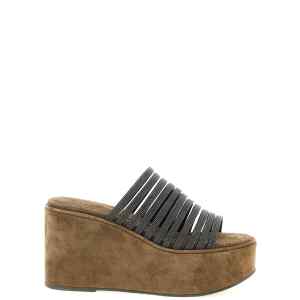 Brunello Cucinelli Precious Straps Sandals