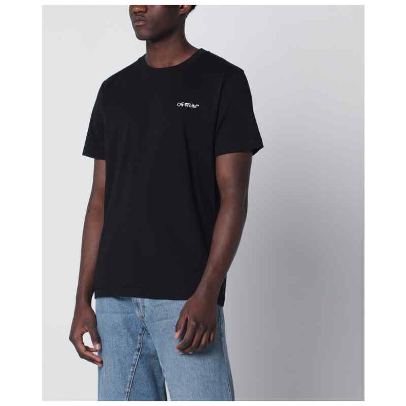 Off-White&trade; Black T-shirt with logo print, theFeinheit