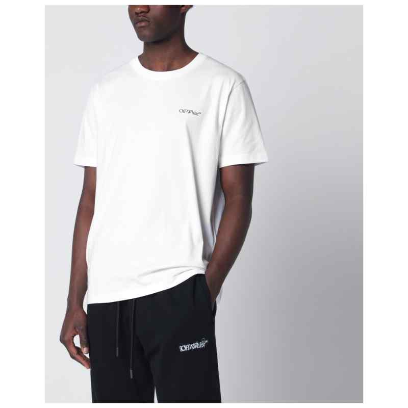 Off-White&trade; White T-shirt with logo print, theFeinheit