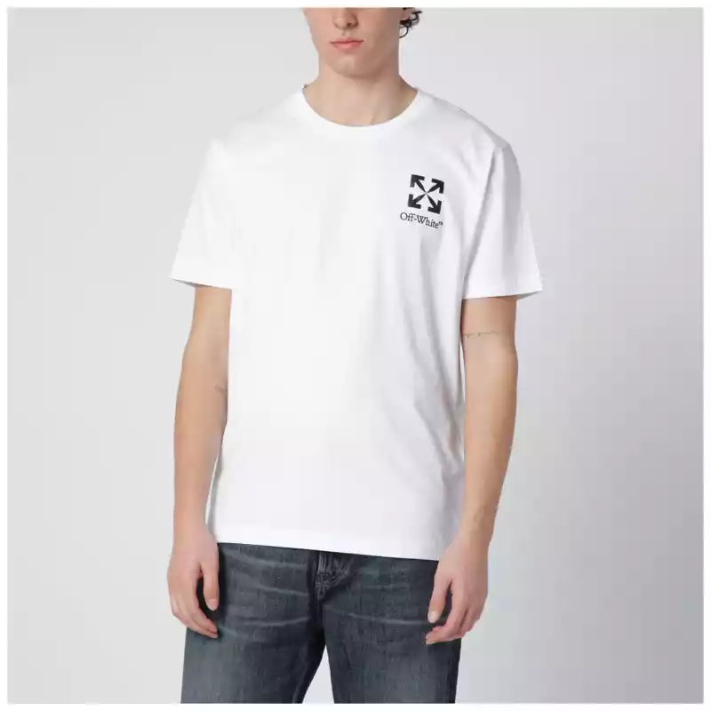 Off White Off-White™ White T-shirt with Small Arrow logo