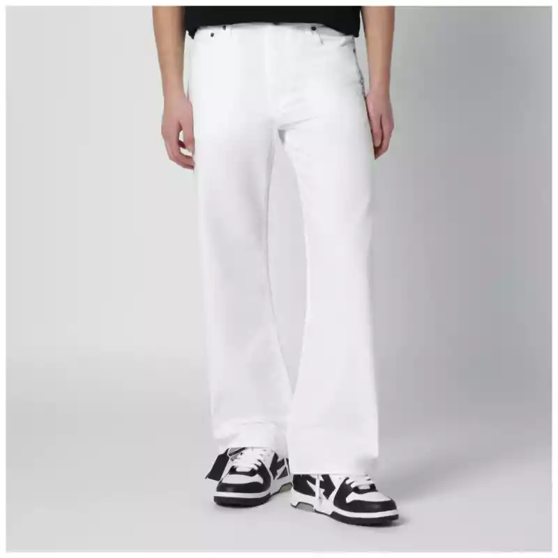 Off White Off-White™ White trousers with logo