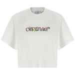 Off White Bookish Glowing Flower T-shirt