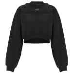Off White Cropped Sweatshirt