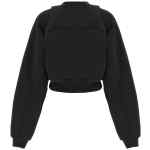 Off White Cropped Sweatshirt