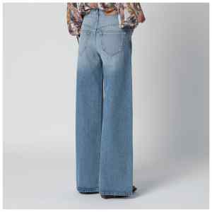 ISABEL MARANT Light blue Lemony wide-leg jeans