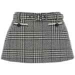 Self-Portrait Bouclé Wool Skort
