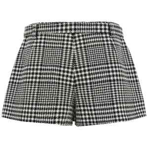Self-Portrait Bouclé Wool Skort