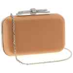 Mach & Mach Double Bow Satin Clutch