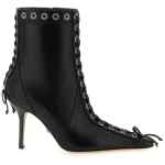 Mach & Mach Crystalized Corset Ankle Boots
