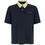 Marni Piqué Cotton Polo Shirt