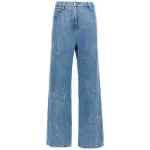 Mach & Mach Crystal Ribbon Hot Fix Jeans