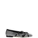 Mach & Mach Crystal Net Ballet Flats