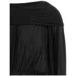 Rick Owens Crooped Hooded Tunic Sweater