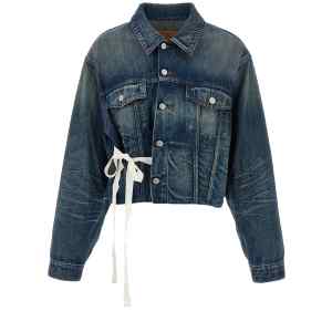 Mm6 Maison Margiela Tape Denim Jacket