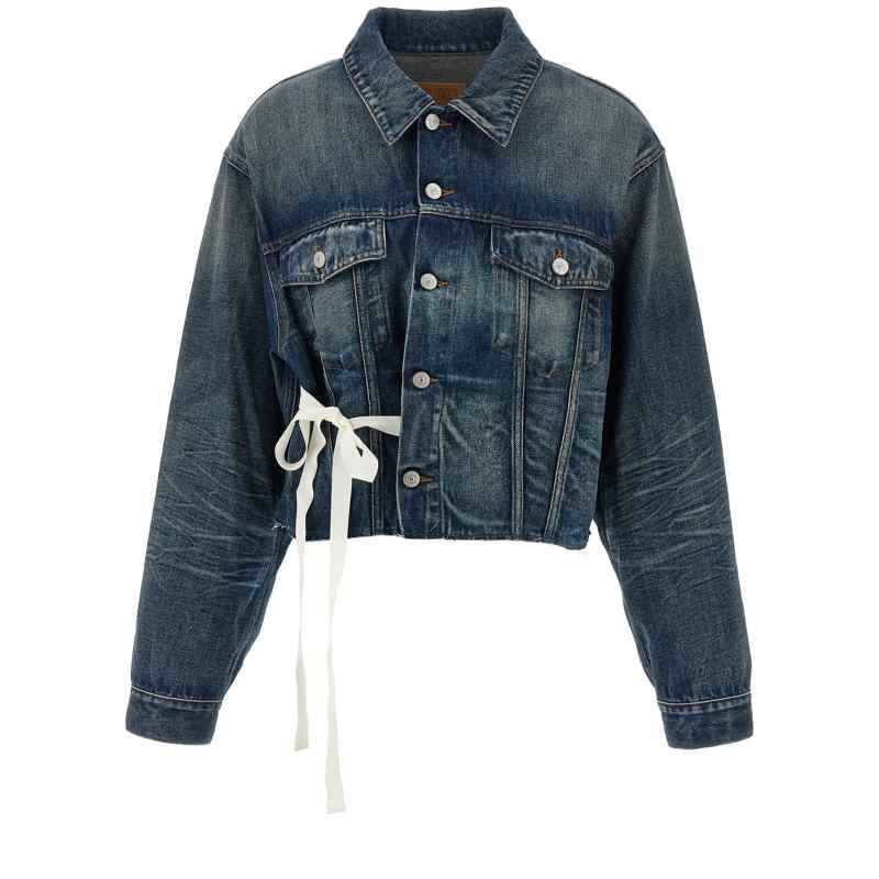 Mm6 Maison Margiela Tape Denim Jacket