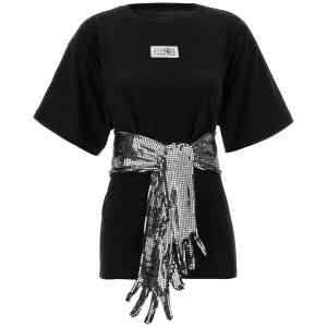 Mm6 Maison Margiela Sequin Gloves T-shirt