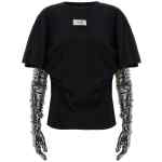 Mm6 Maison Margiela Sequin Gloves T-shirt