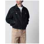 Dsquared2 Navy blue zip-up denim jacket