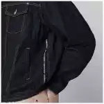 Dsquared2 Navy blue zip-up denim jacket