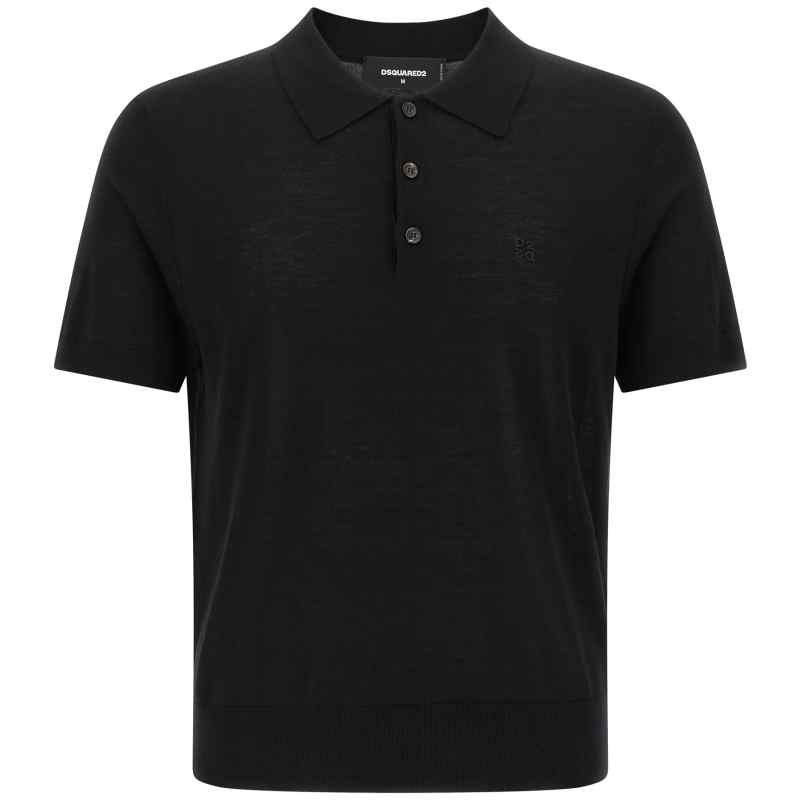 Dsquared2 Wool Polo Shirt Dsquared2 Wool Polo Shirt