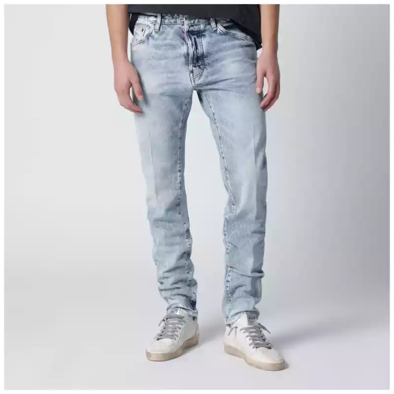 Dsquared2 Vintage-effect stretch denim jeans