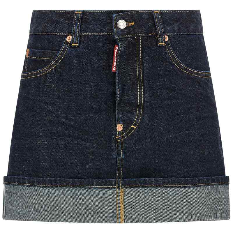 Dsquared2 Cimosa Authentic Japanese Denim Skirt