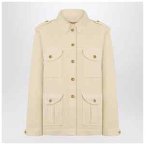 Blazé Milano Safari jacket in beige denim