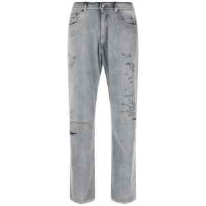 Mm6 Maison Margiela Used Effect Jeans