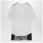 MM6 Maison Margiela White/black cotton AIDS T-shirt