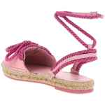 Mach & Mach Double Bow Pink Riviera Espadrilles