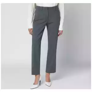 TheLatest Grey wool-blend trousers