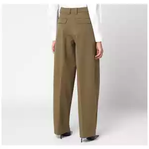 TheLatest Taupe wool blend trousers