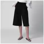 TheLatest Black cotton Dakota bermuda shorts