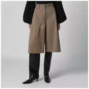 TheLatest Cognac cotton Dakota bermuda shorts