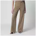 TheLatest Cognac cotton palazzo trousers