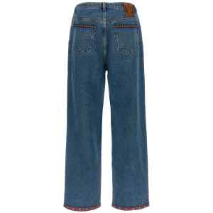 Valentino Garavani Floral Insert Jeans