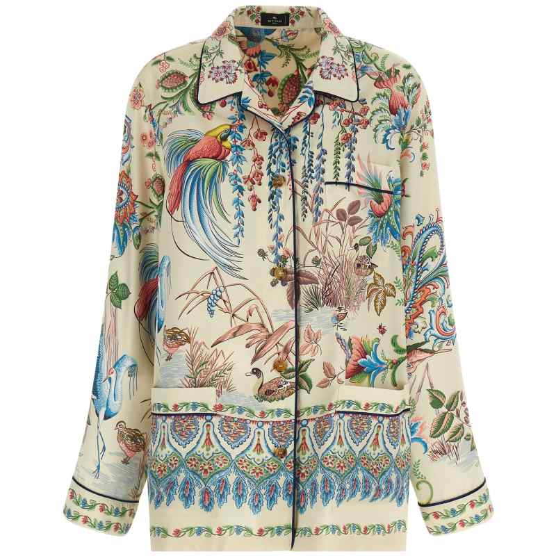 Etro Flora E Fauna Print Shirt